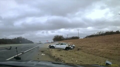 Video shows OHP pursuit involving spike strips that ended in fatal crash