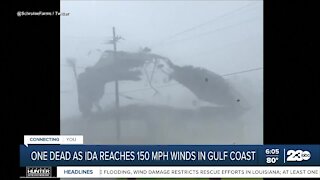One dead as Ida reaches 150 mph winds in Gulf Coast