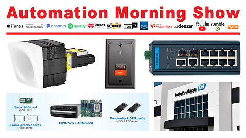 PLCSim, FID02, AOIs, MTConnect, Flash Memory, Vision and more today on the Automation Morning Show