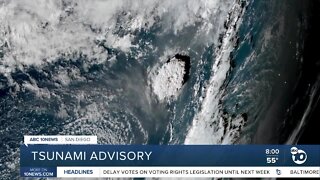 Tsunami advisory issued for the west coast