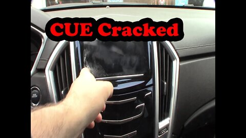 Cadillac SRX cracked Cue Screen removal & replacement 2013 2014 2015 2016 2017 ATS CTS XTS Escalade
