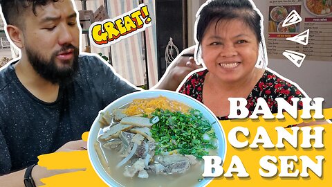 Must Try CRAB ROE BANH CANH in Da Nang, Vietnam