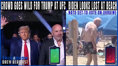 Trump Blows Roof Off at UFC As Biden Struggles On The Beach | NATO Vote on Ukraine Looms | Ep 587