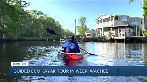 Weeki Wachee guided kayaking tour highlights importance of preserving river