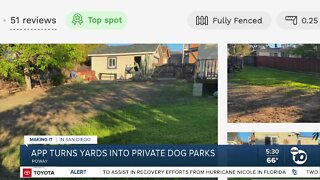 App turns yards into private dog parks