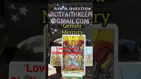 The LOVERS Tarot Card in the Challenge Position #6 Gemini Mercury Major Arcana Tarot Card Reading