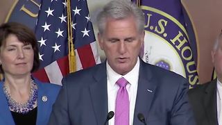 Kevin McCarthy speaks on Sept. 12 shooting spree