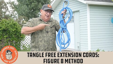 The Figure 8 Method for Tangle-Free Extension Cords!