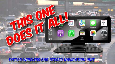 EYETOO Wireless Car Stereo Navigation Unit Review