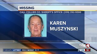 Collier County woman Karen Muszynski reported missing on Friday
