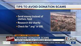 How to avoid charity scams in wake of Hurricane Michael