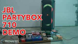JBL PartyBox 710 Party Speaker Demo with Guitar