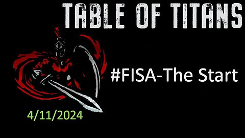 #TableofTitans #FISA - The Start