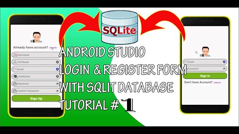 Login and Register Form Using SQLite Database in Android Studio [TAGALOG] Tutorial #1