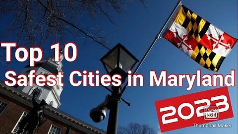 Safest Cities in Maryland (2023)