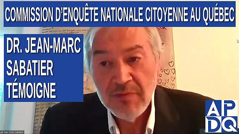 CeNC - Commission d’enquête nationale citoyenne - Jean Marc Sabatier témoigne censuré