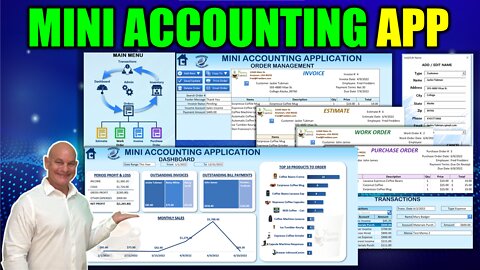 Learn How To Make A Mini Accounting Application In Excel Today - Full Masterclass