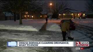 Omaha sidewalk clearing ordinance; Your questions answered