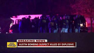 FBI: Austin bombing suspect kills himself with explosive device