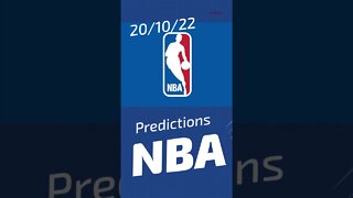 NBA BETTING TIPS FOR TODAY 20/10/22 #shorts