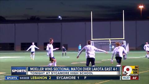 Moeller soccer wins sectional match against Lakota East