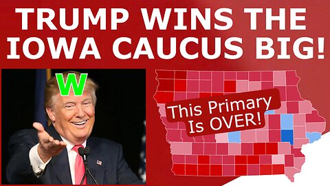 TRUMP WINS IOWA! - Record Caucus Performance Cements Himself as Nominee