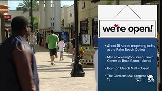 Palm Beach Outlets and more reopen with new preventive measures