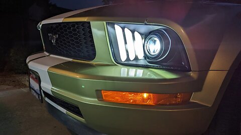 Mustang Spec-D Projector Headlights Upgrade/Install