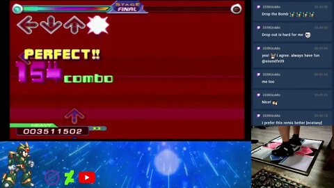 Dance Dance Revolution EXTREME (PS2, US) - DROP THE BOMB - HEAVY - AA#463 (3 Great Full Combo)