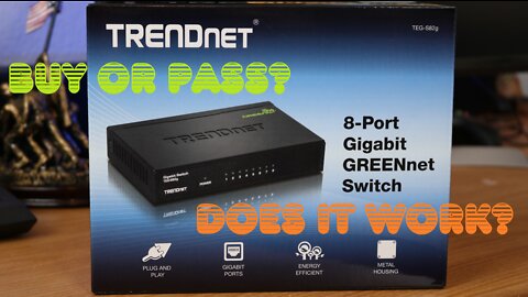 Trendnet TEG S82g 8 Port Gigabit GREENnet Switch