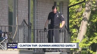 Alleged gunman at Clinton Township apartment complex arrested after stand-off