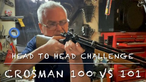 Head to head Challenge Crosman model 100 vs 101 can the newcomer pull off an upset?