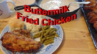 Buttermilk Fried Chicken (Quick Version - Recipe Only) The Hillbilly Kitchen