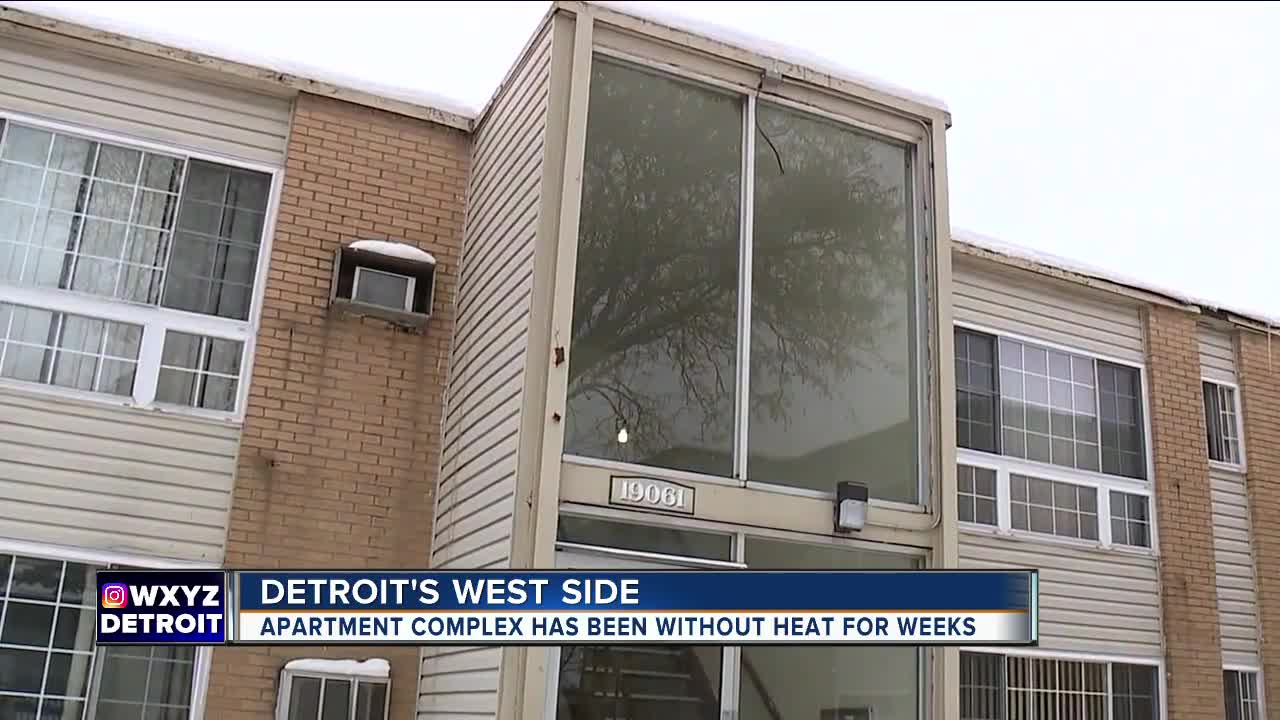 Woman says her Detroit apartment complex hasn't had heat for week