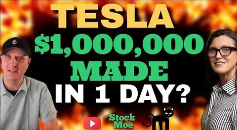 ✅✅OVER A MILLION MADE IN ONE DAY ON TESLA? (TESLA STOCK PRICE PREDICTION RELEASED!)✅