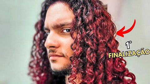 1° FINALIZAÇÃO APÓS PINTAR O CABELO DE VERMELHO