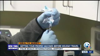 Get vaccinated before traveling during the holiday season