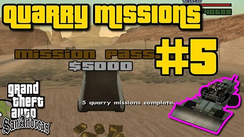 Grand Theft Auto: San Andreas - Quarry Missions #5 [Dump Explosives At The Airstrip]