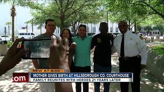 Woman gives birth at Hillsborough Co. Courthouse