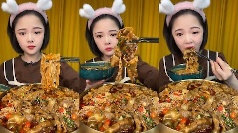 [ASMR] Mukbang Chinese Eating Yummy Food Real Sound HD