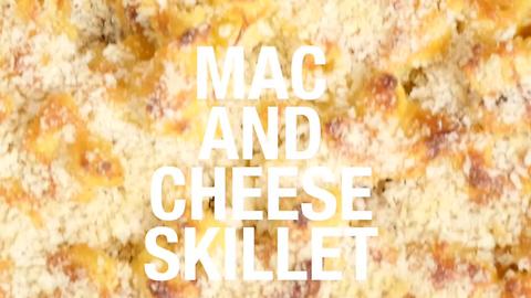 One pan mac & cheese skillet