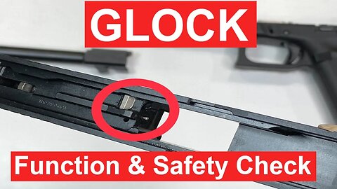 Glock Function & Safety Check. User Level Inspection #glock