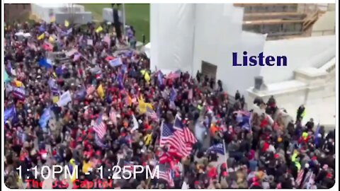 Capitol Police were firing flashbangs and gas at protesters