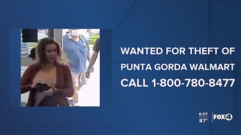 Woman wanted from stealing from a Punta Gorda Walmart