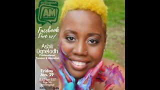 Ashli Ognelodh shares her art inspirations on The AM Wake-Up Call