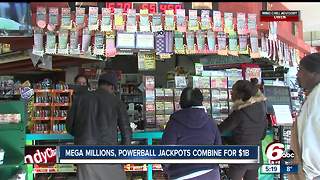 Hoosiers rush out to buy Mega Millions and Powerball tickets