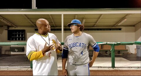 Byron Nelson P Aeden Barron after 2-0 Win Over Southlake Carroll