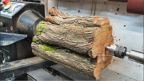 Woodturning - Hawthorn Log