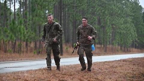 2021 Army Best Medic Competition Buddy Run Video
