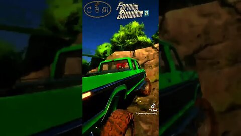 Best Beast 70's Ford in Farming Simulator Hands Down !!!!!!! 1973-78 FordF250 #shorts